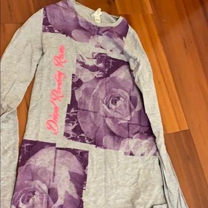 diesel denim rose shirt